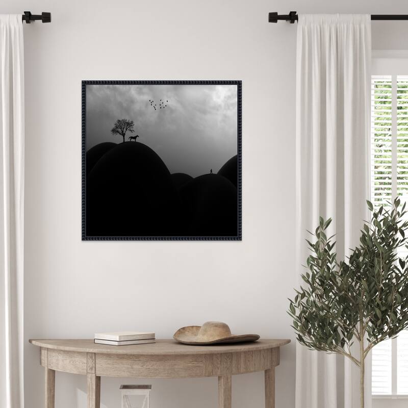 We by Hadi Malijani Framed Canvas Wall Art Print