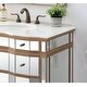 preview thumbnail 7 of 5, 30" Mirrored Asselin Bathroom Sink Vanity