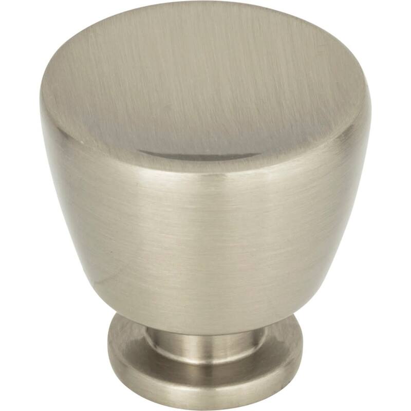 Atlas Homewares Conga 1-1/4 Inch Conical Cabinet Knob - Brushed Nickel