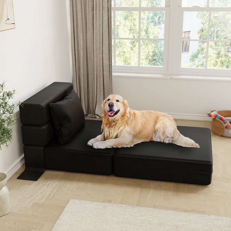 Convertible Compression Corduroy Sectional Sofa