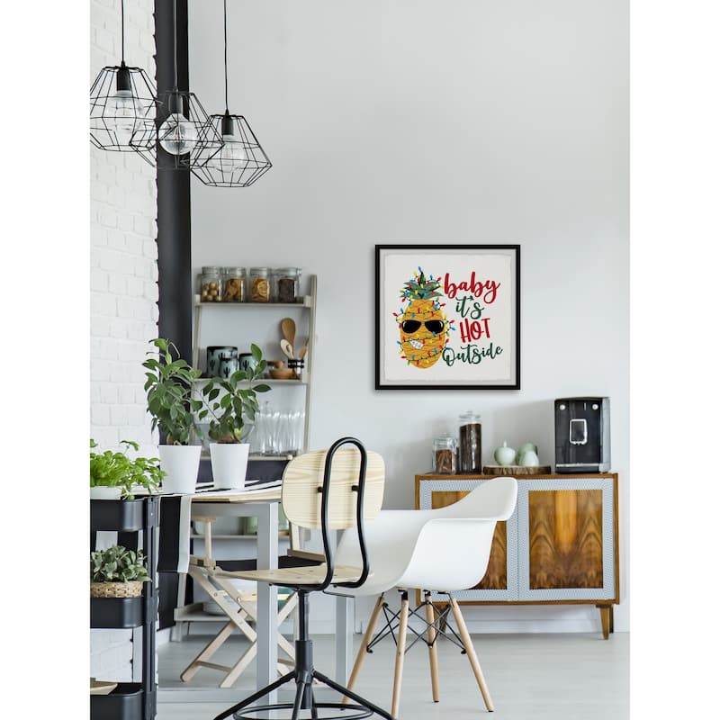 'Hot Outside' Framed Painting Print