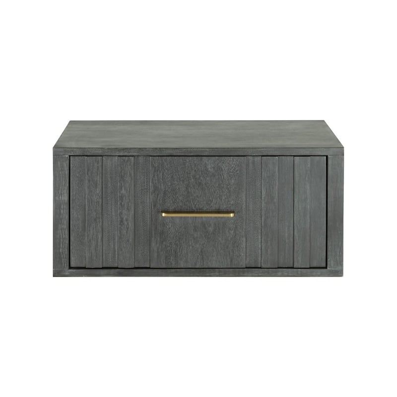 Modrest Manchester Contemporary Dark Grey Nightstand
