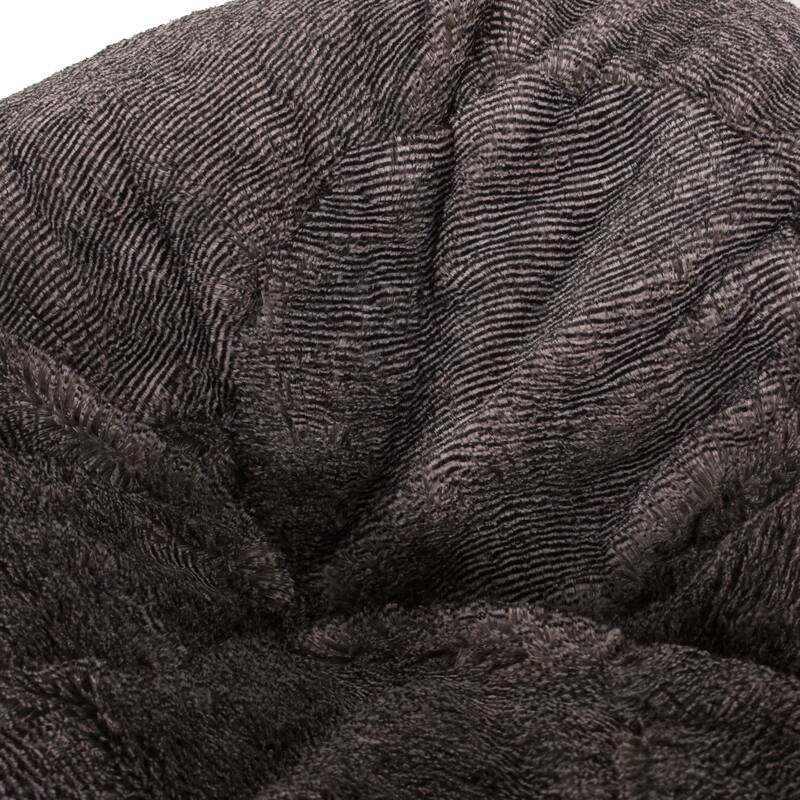 Comfortable Faux Fur Bean Bag with Versatile Design for Relaxation