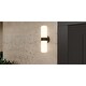 preview thumbnail 6 of 5, Kaia Integrated LED Matte Black Outdoor Wall Lantern