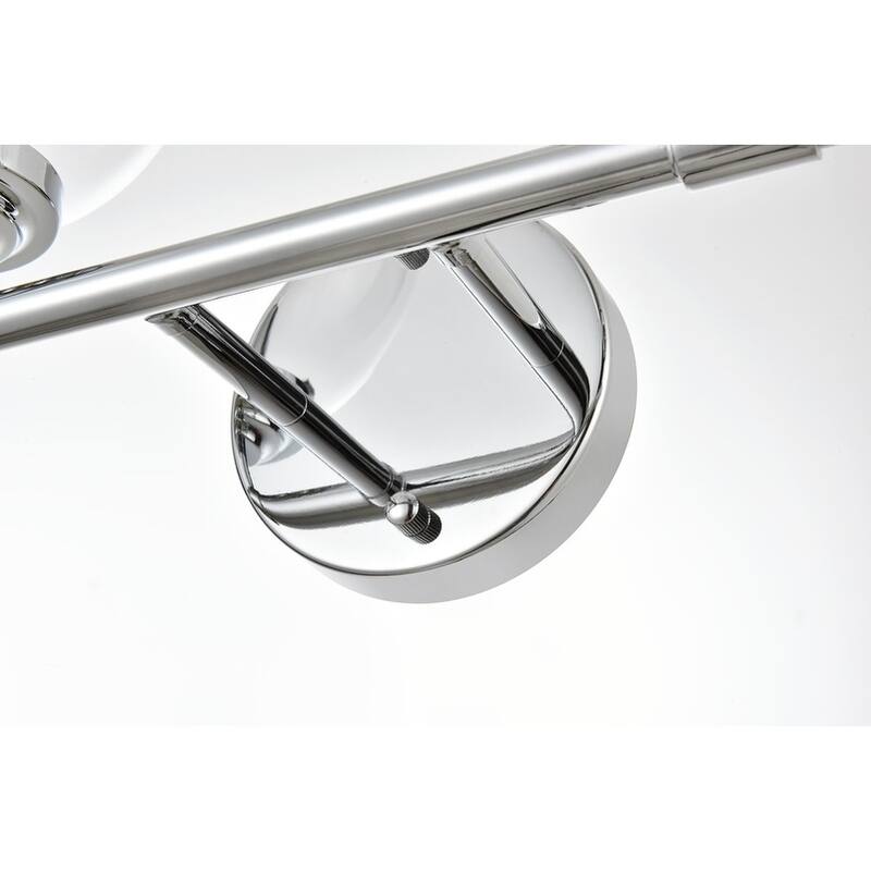 Inzo 1 Light Black and Clear Bath Sconce