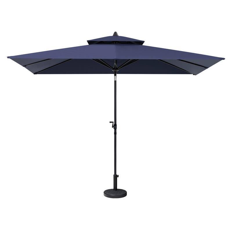 Crestlive Products Outdoor Patio Market Umbrella with Tilt & Crank, Umbrella Base Included