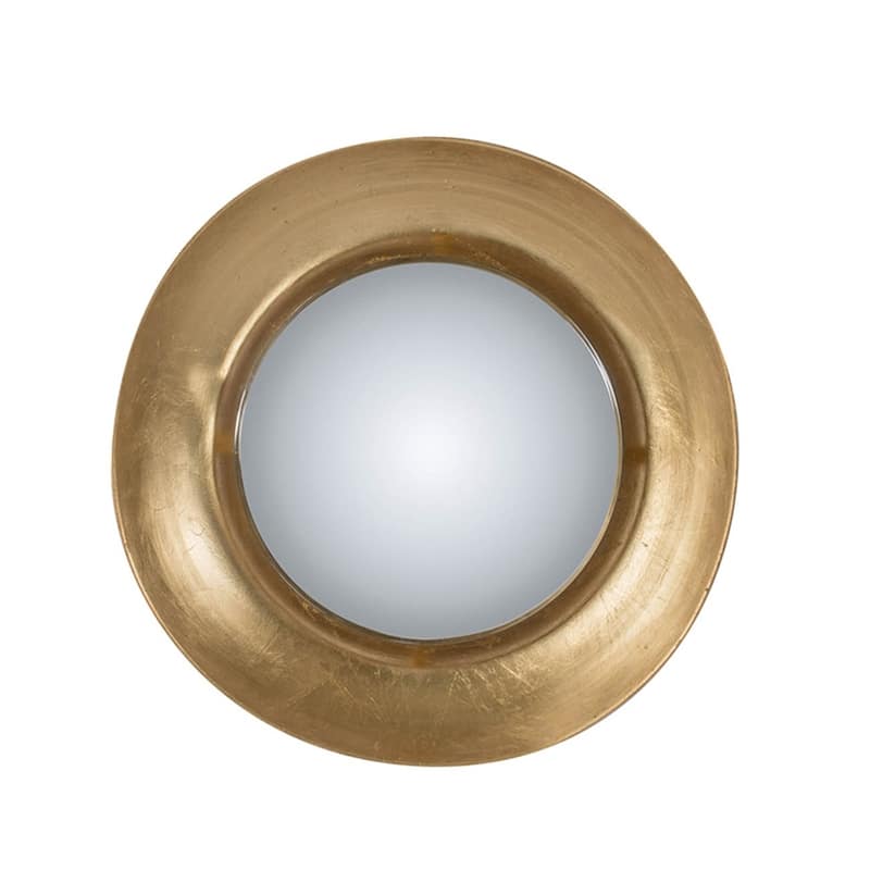 LED Lighted Wall Mirror - Decorative Accent - Gold