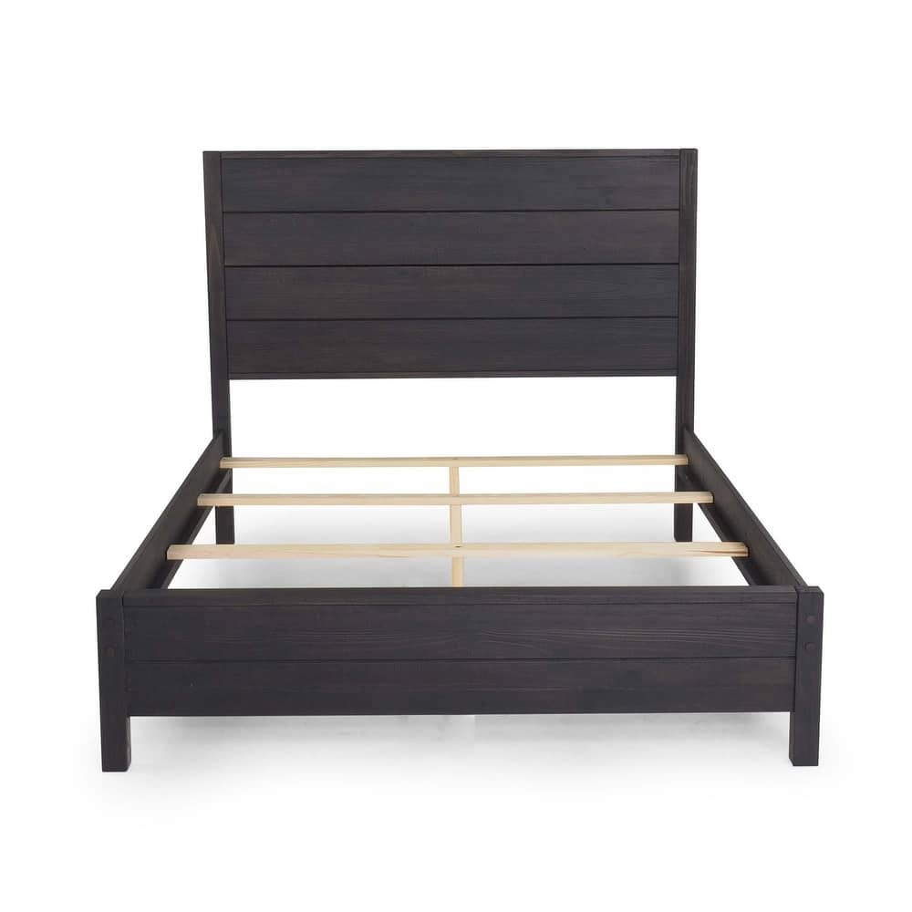 Grain Wood Furniture Montauk Distressed Solid Wood Panel Bed