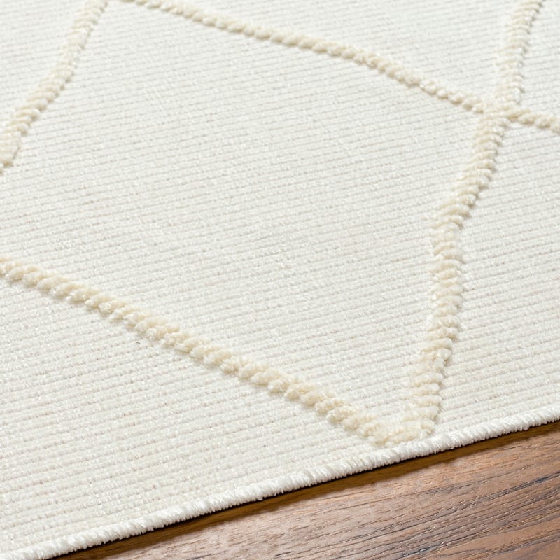 Livabliss Olten Trellis Machine Washable Area Rug