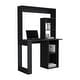 preview thumbnail 13 of 11, Small Space Desk with Hutch and Ample Storage Shelves, 38.8" Wide