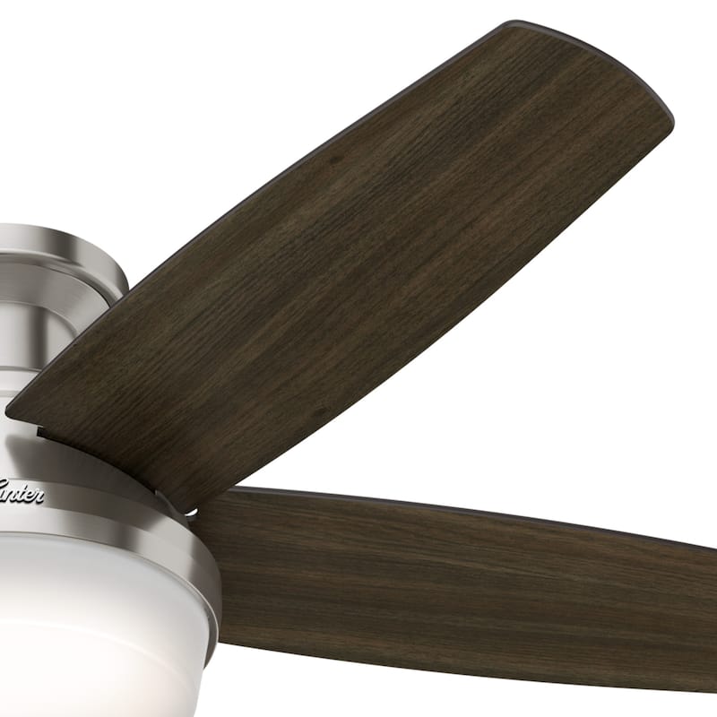 Hunter 48" Avia Low Profile Ceiling Fan w/ LED Light, Handheld Remote