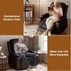 preview thumbnail 4 of 38, Power lift recliner chair with massage, cup holders, and side pocket.