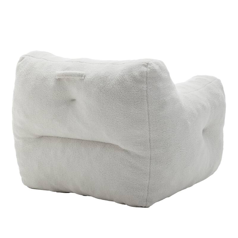 Bean Bag Sofa Chair with Armrests Stuffed High-Density Foam