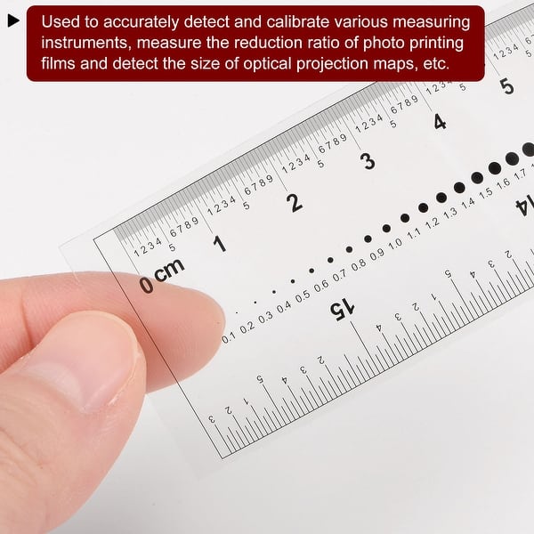 Film Flexible Ruler PET Plastic Folding Straight Ruler Calibration Soft ...