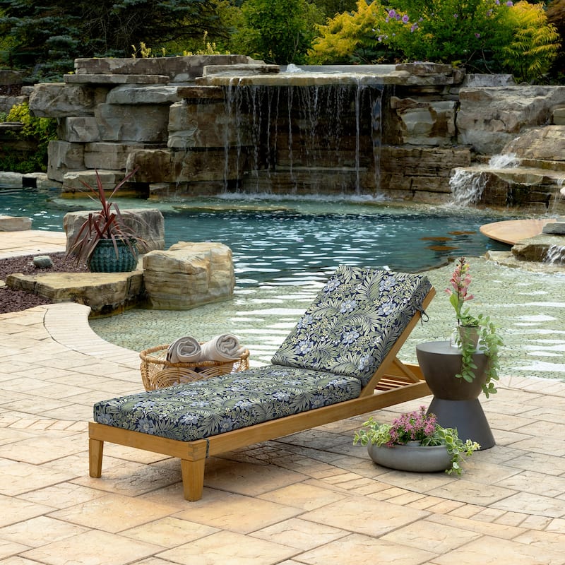 ARDEN Foam Outdoor Chaise Lounge Cushion, 21 x 72