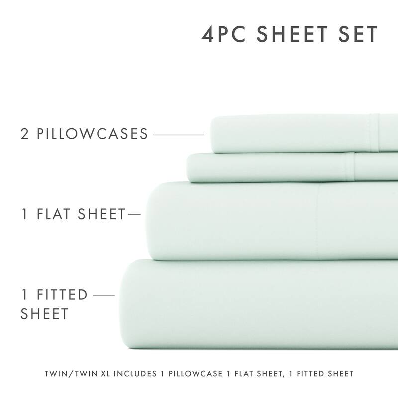 Becky Cameron Ultra-soft Deep Pocket Microfiber 4-piece Bed Sheet Set