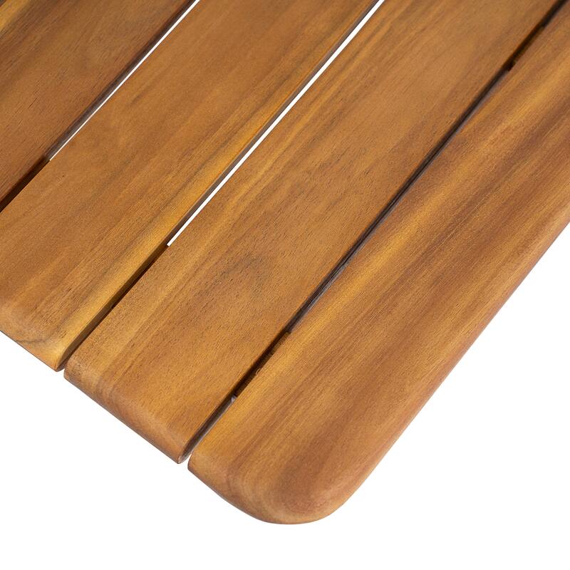 Christopher Knight Home - Canape Modern Outdoor Acacia Wood 4 Piece Conversation Set