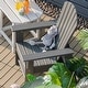 preview thumbnail 6 of 41, Costway Patio Kids' Adirondack Chair Seat Weather Resistant for Ages - See Details