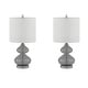 preview thumbnail 8 of 55, Ellipse Curved Gourd Glass Table Lamp, Set of 2