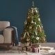 preview thumbnail 2 of 10, Modern 4.5ft Hinged Christmas Tree with 200 Clear Lights-UL and Iron Stand for Holiday