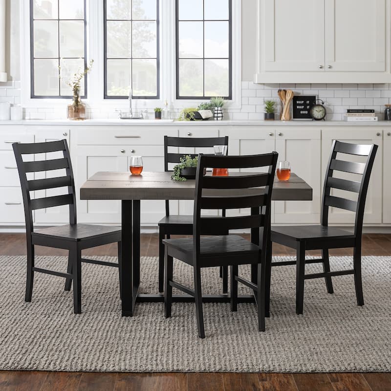 Middlebrook 5-piece Distressed Solid Wood Dining Set