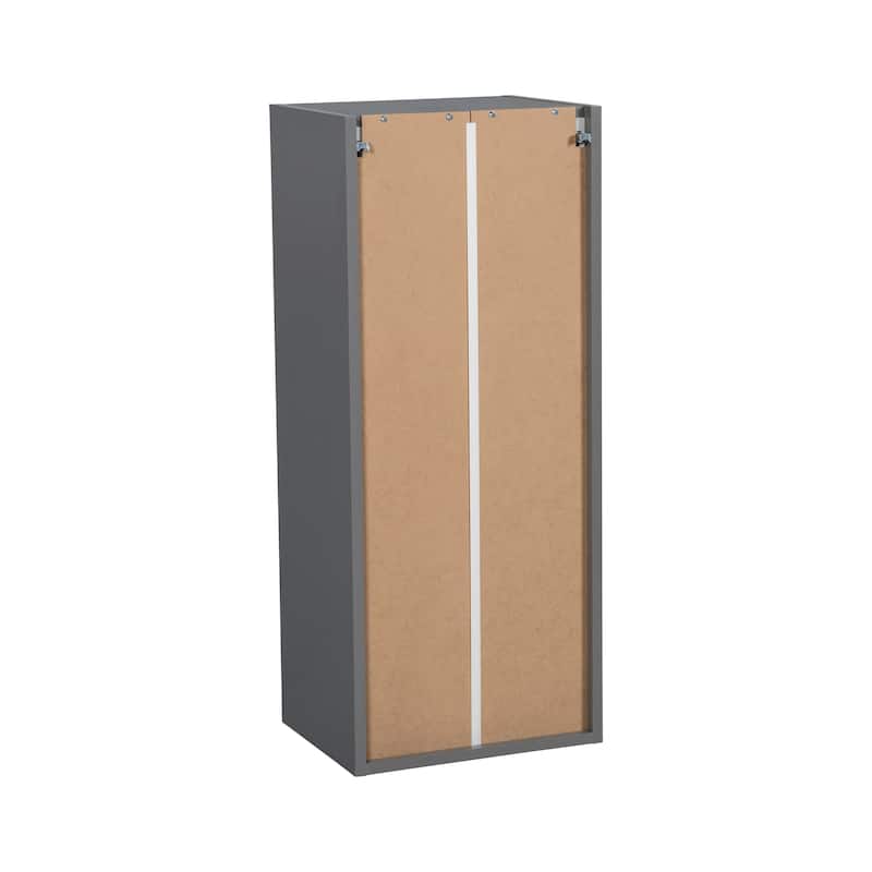 15" x 36" Wall Cabinet-Single Door-Grey - 15 x 36 x 12