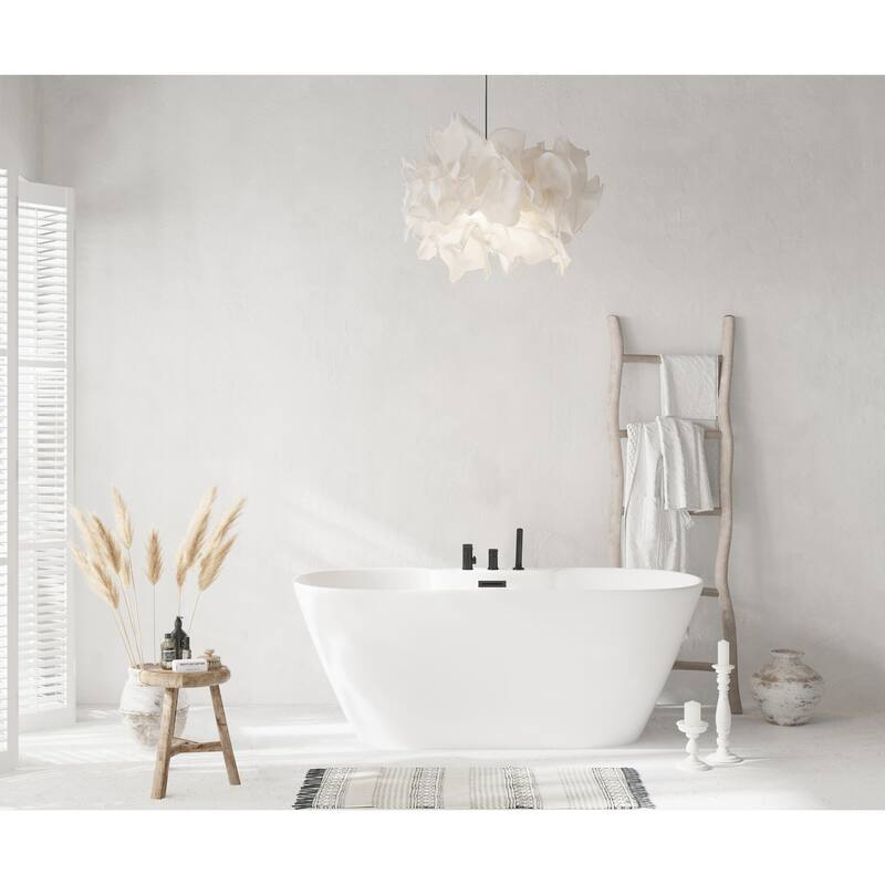 Nicolette Bathtub in Glossy White
