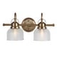 preview thumbnail 4 of 113, Shirley Metal/Glass LED Vanity Light, by JONATHAN Y