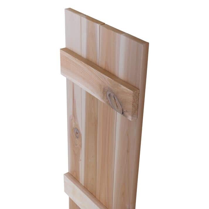 Traditional Board & Batten Exterior Shutters Pair