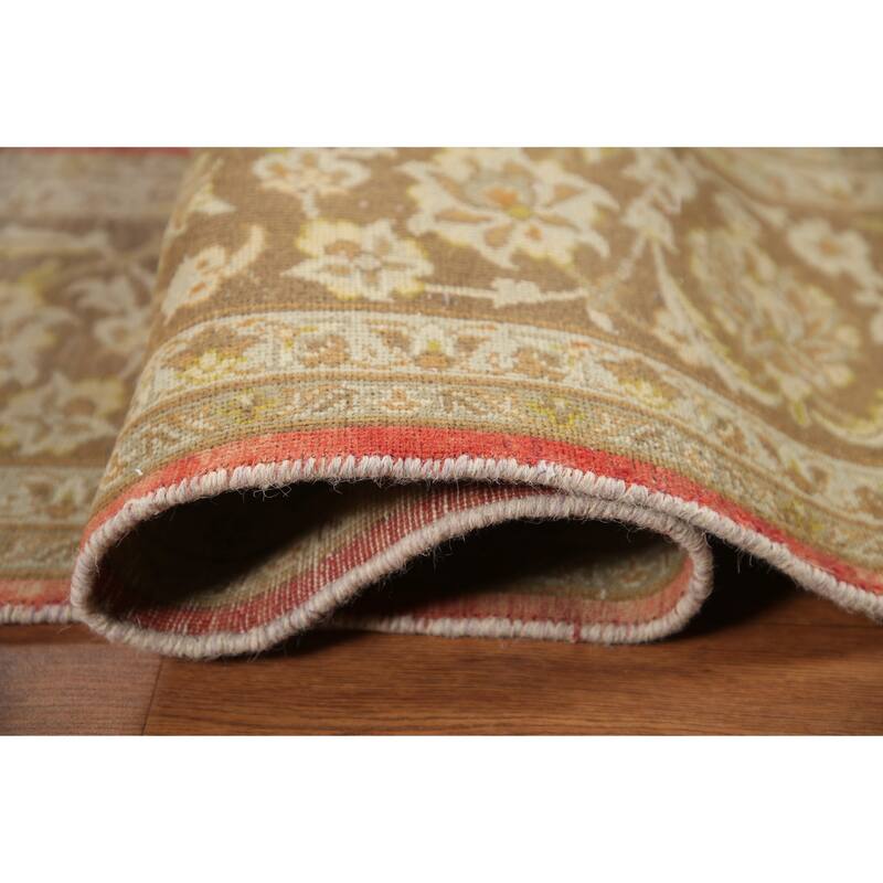 Hand Knotted Oriental 100% Wool Carpet Traditional Floral Red Najafabad Area Rug - 11' 5'' X 7' 9''