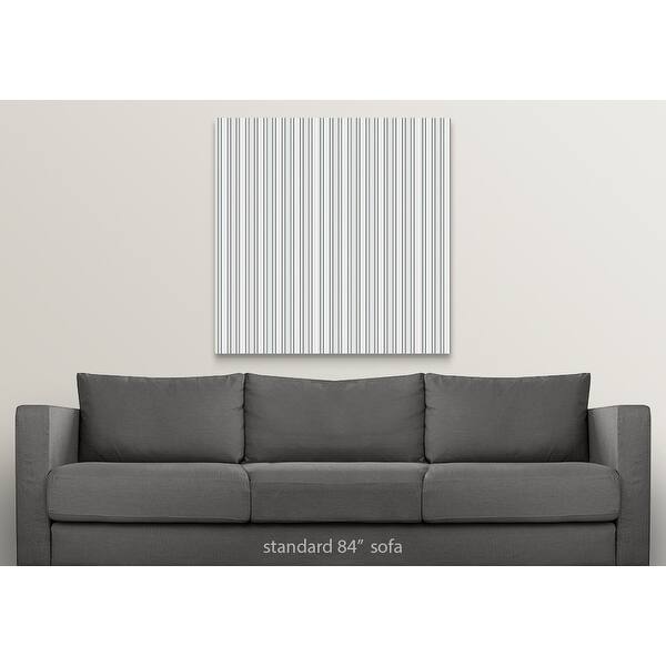 Shop Gray Background Vertical Stripes Canvas Wall Art On Sale