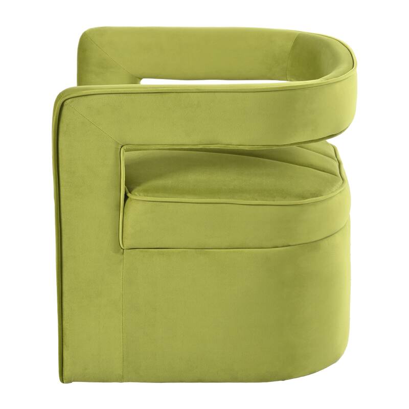 Celi Modern Velvet Accent Chair by Christopher Knight Home