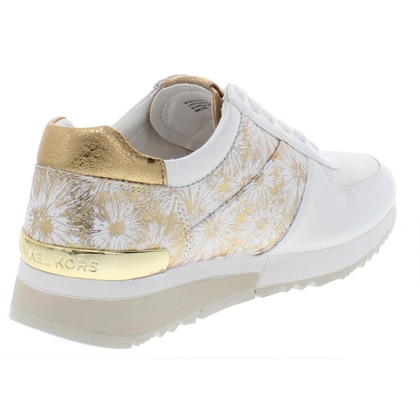 allie metallic leather sneaker