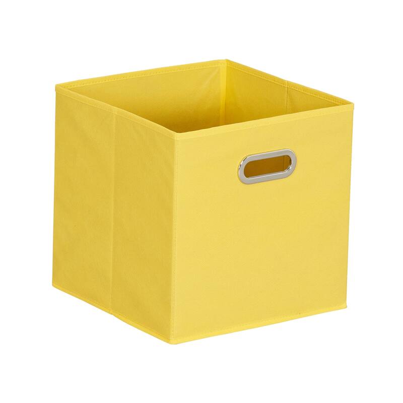 Household Essentials Open Fabric Cube Storage Bins, Set of 6
