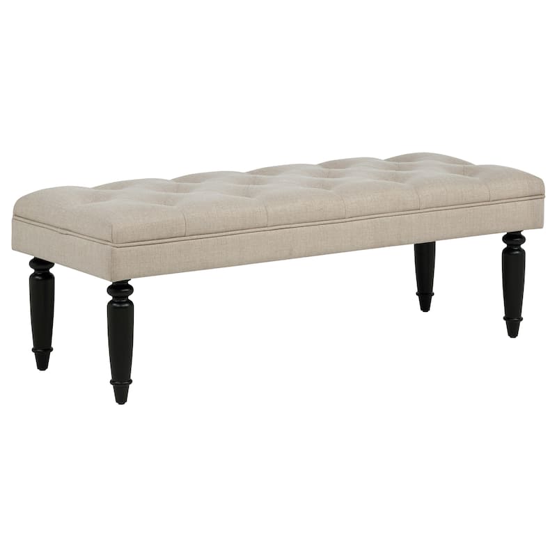 Marsha 52-inch Upholstered Entryway Accent Bench Latte - Latte