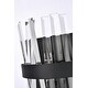 preview thumbnail 13 of 19, Indigo Home 8 inch crystal bath sconce