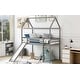preview thumbnail 42 of 40, Kid-Friendly Design Twin Size Loft Bed with Ladder Kids Bed