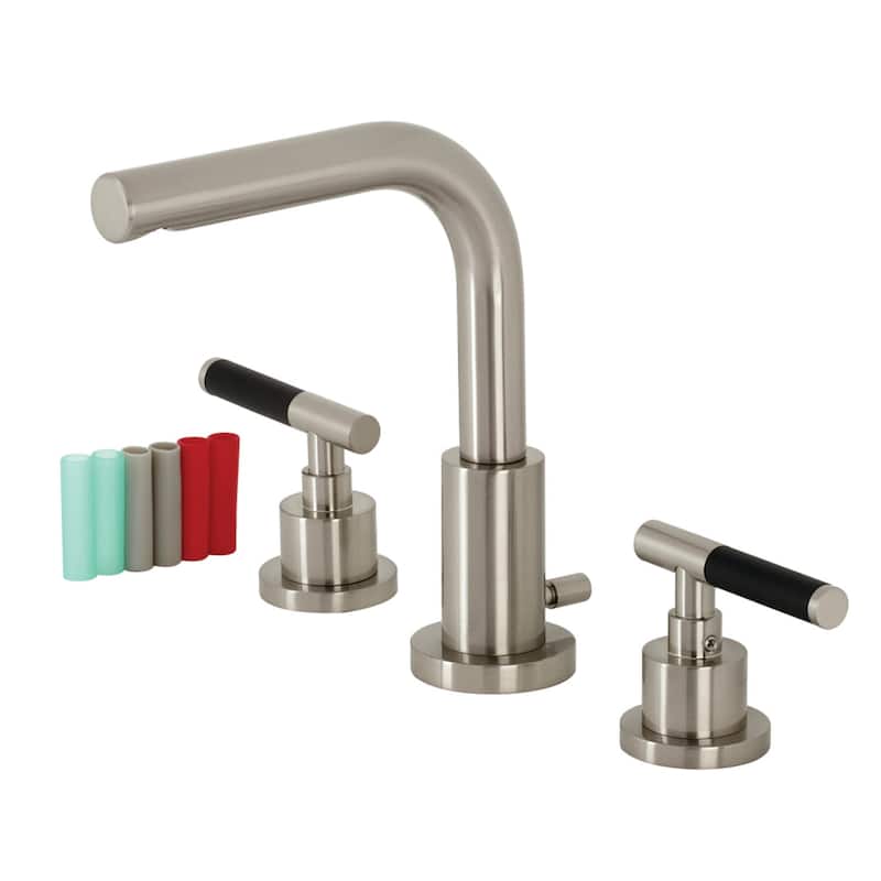 Kingston Brass Kaiser 1.2 GPM Deck Mounted Widespread Bathroom Faucet