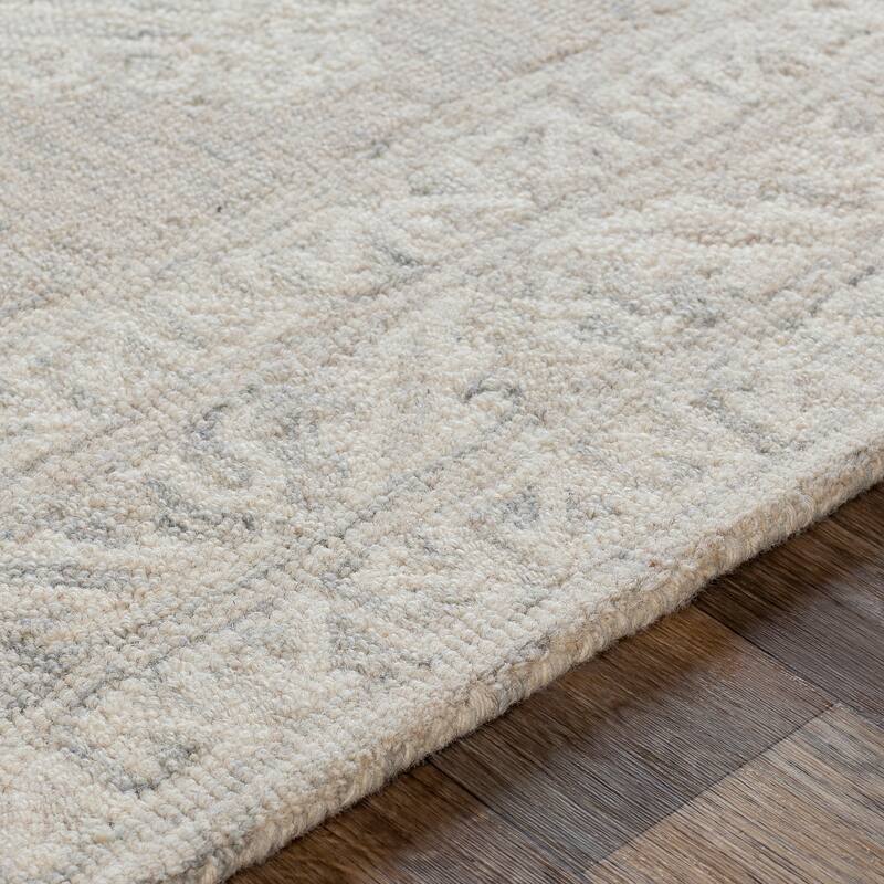 Livabliss Lorna Handmade Triple Medallion Wool Area Rug