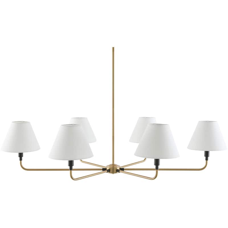 Livabliss Lunel Traditional Chandelier - Brass