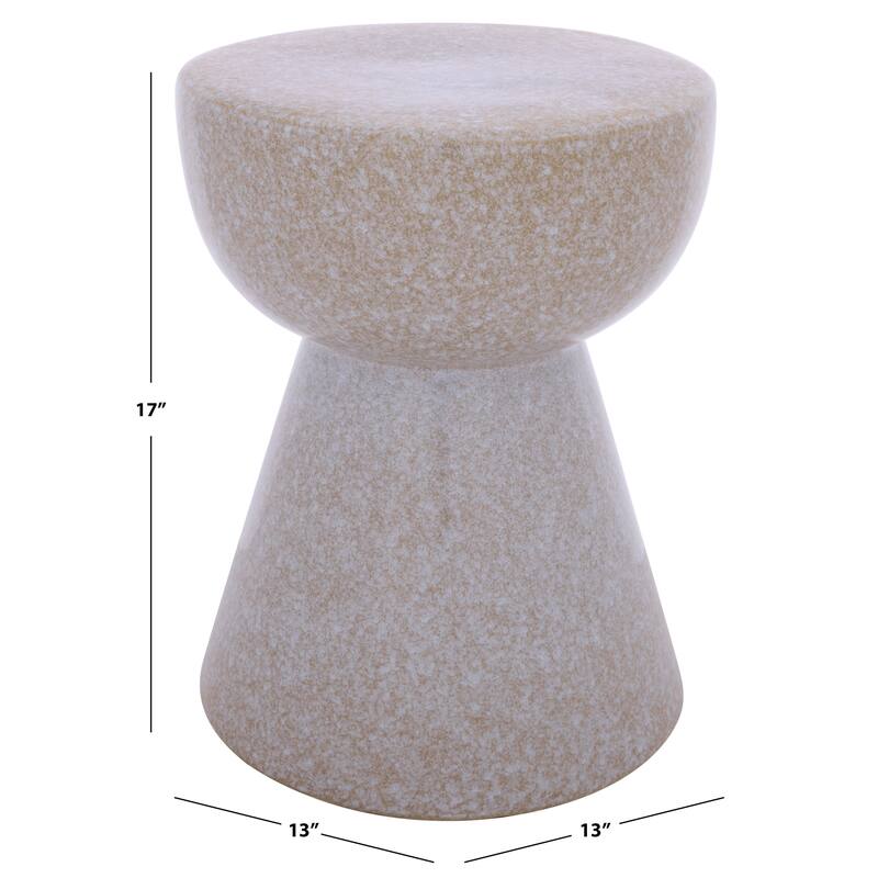 SAFAVIEH Home Cherie, 17-inch, Ceramic Garden Stool - 13"W x 13"D x 17"H