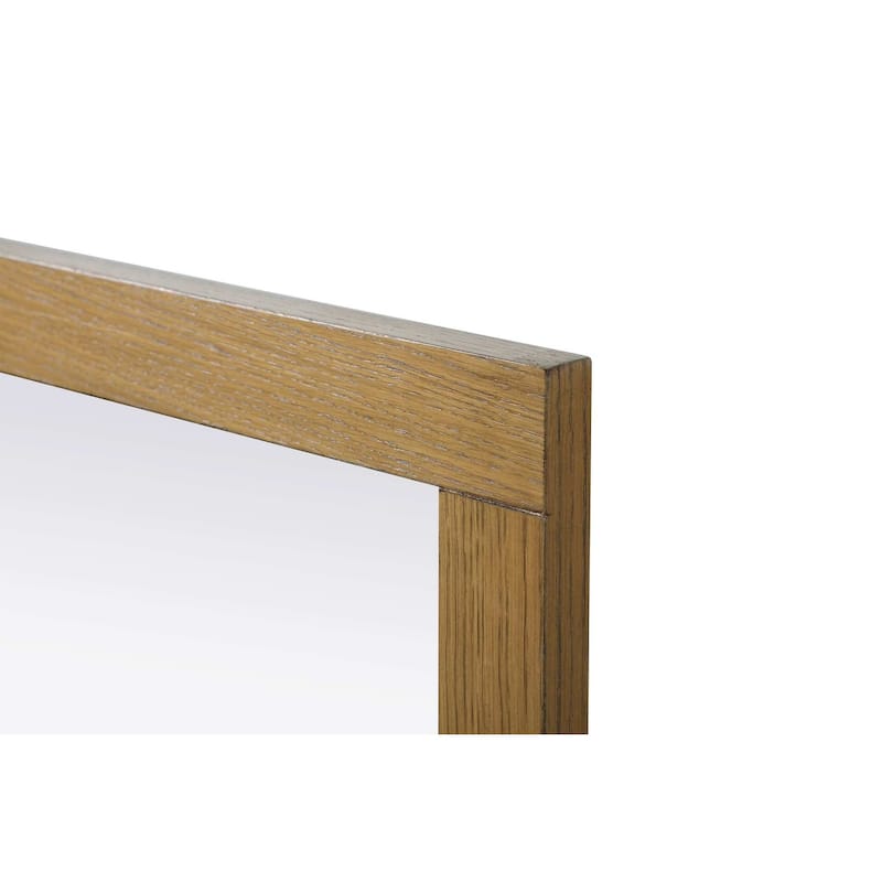 Solene Wooden Rectangle Mirror (42-48 x 36 in.)