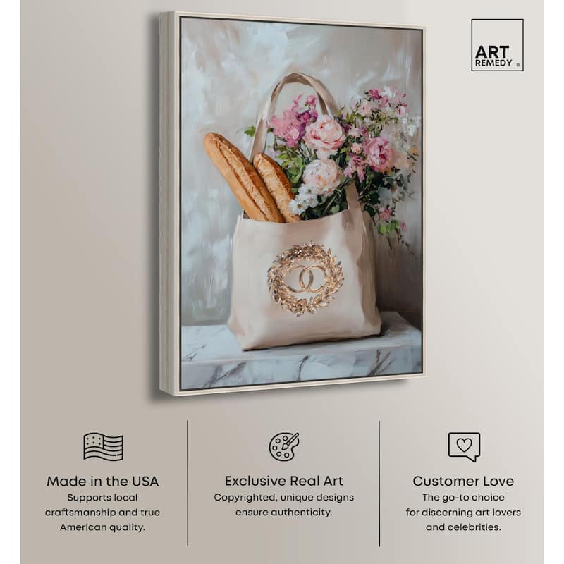 Chic Carryall I Canvas by Art Remedy
