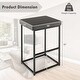 preview thumbnail 3 of 5, Costway 30" Barstools Set of 2 Upholstered Bar Height Chairs PU - See Details