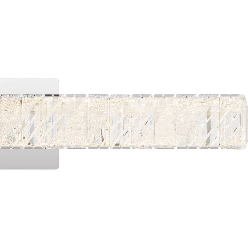 Garcelle Integrated LED Polished Chrome Bath Light