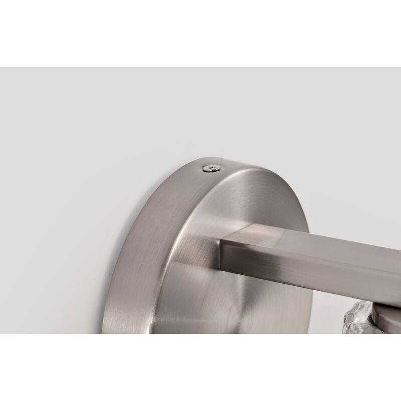 Gianna 1 Light Vanity Brushed Nickel Finish Clear Glass - Brushed Nickel