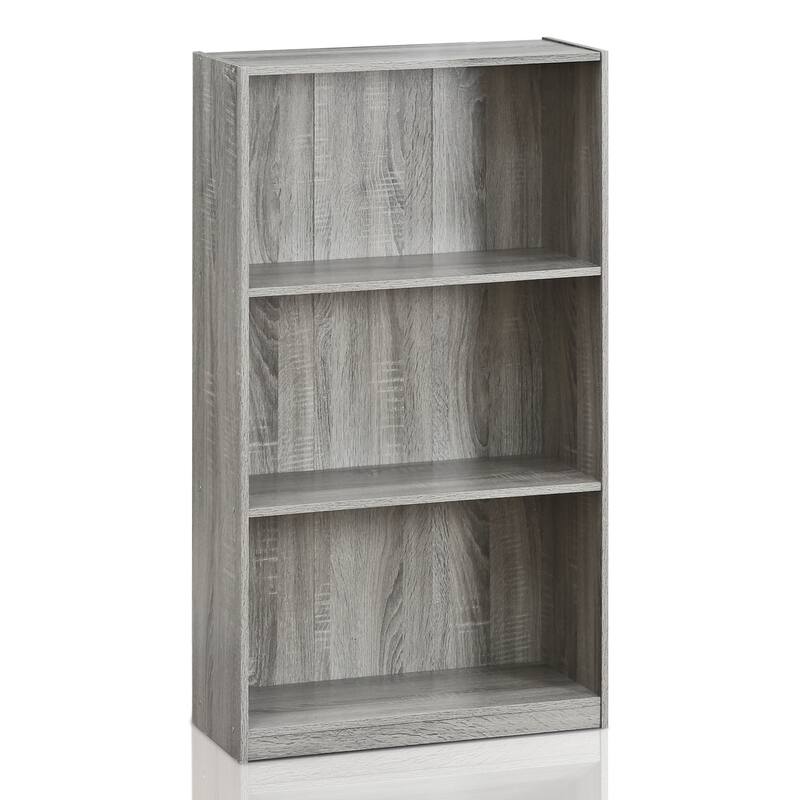 Porch & Den Chrystie Basic 3-shelf Bookcase