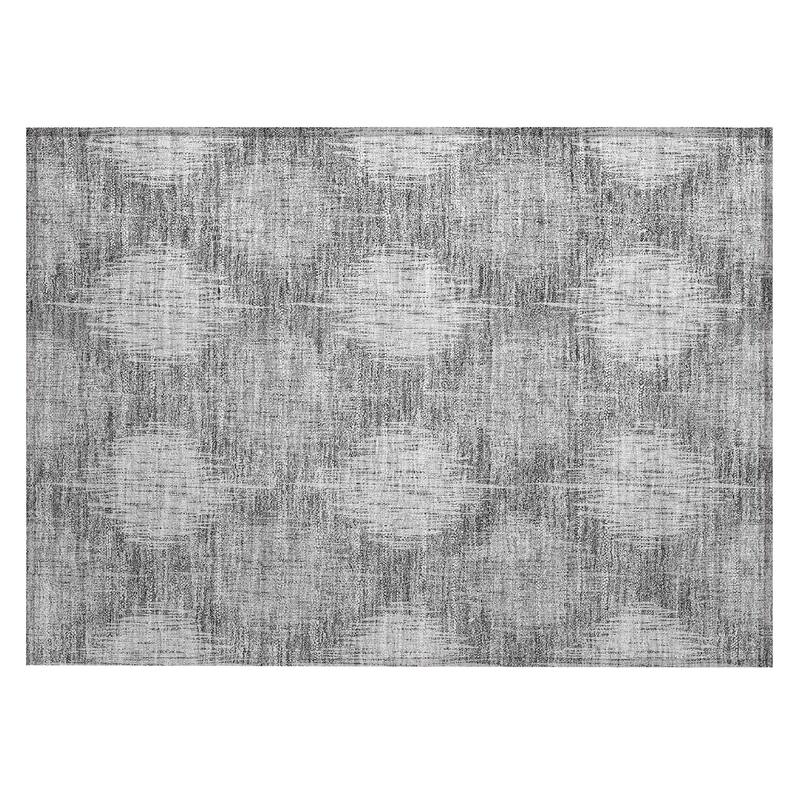 Machine Washable Indoor/ Outdoor Chantille Contemporary Geo Rug