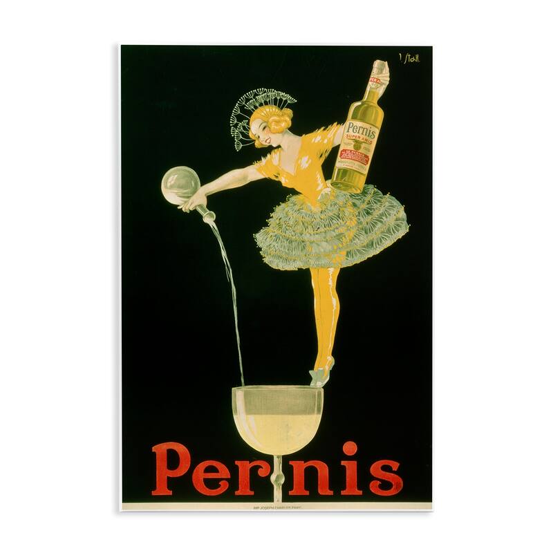 Stupell Vintage Pernis Wine Pour Wall Plaque Art Design By Marcus Jules - 13 x 19