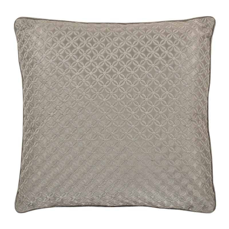 J. Queen New York Lyndon 16" Square Decorative Throw Pillow - Taupe